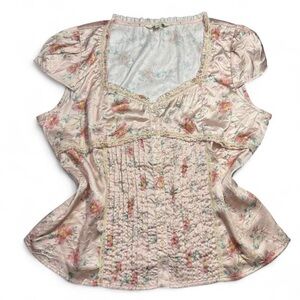 NWT Lucky Brand Floral Lace Corset Top 🤍🌸